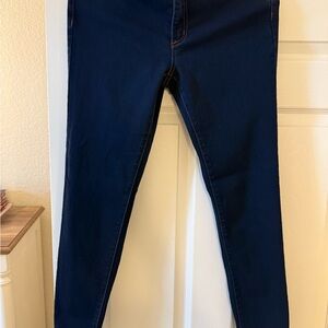 HARI Women's Navy Skinny Jeans